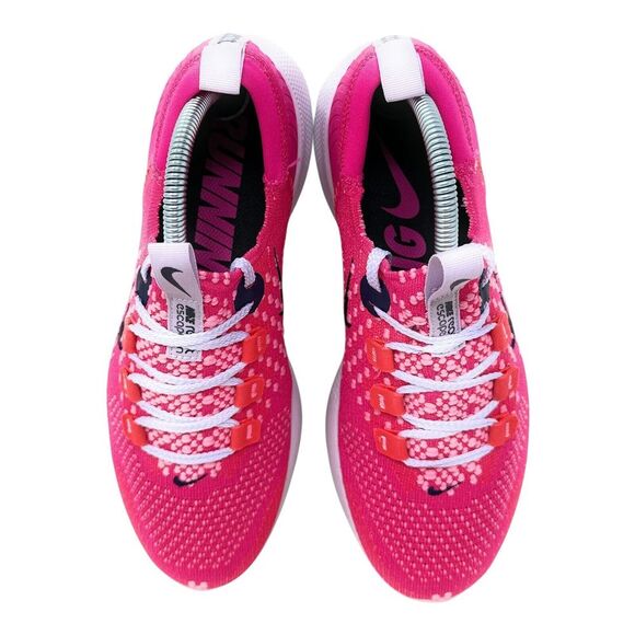 Nike Women's Size 9.5  React Escape Run Flyknit Athletic Shoes Pink  DC4269-600 - Picture 2 of 11